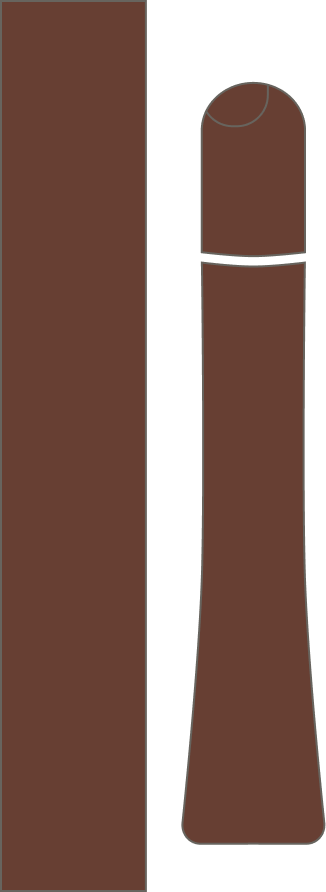 stenciled image of peptide lip tint in espresso
