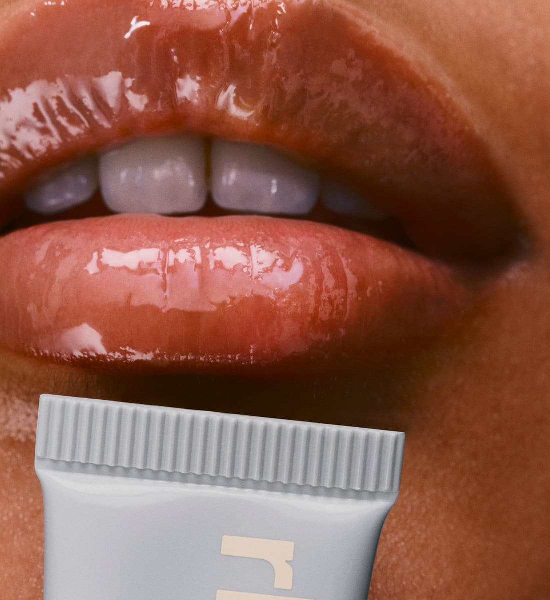 Charisse with peptide lip treatment