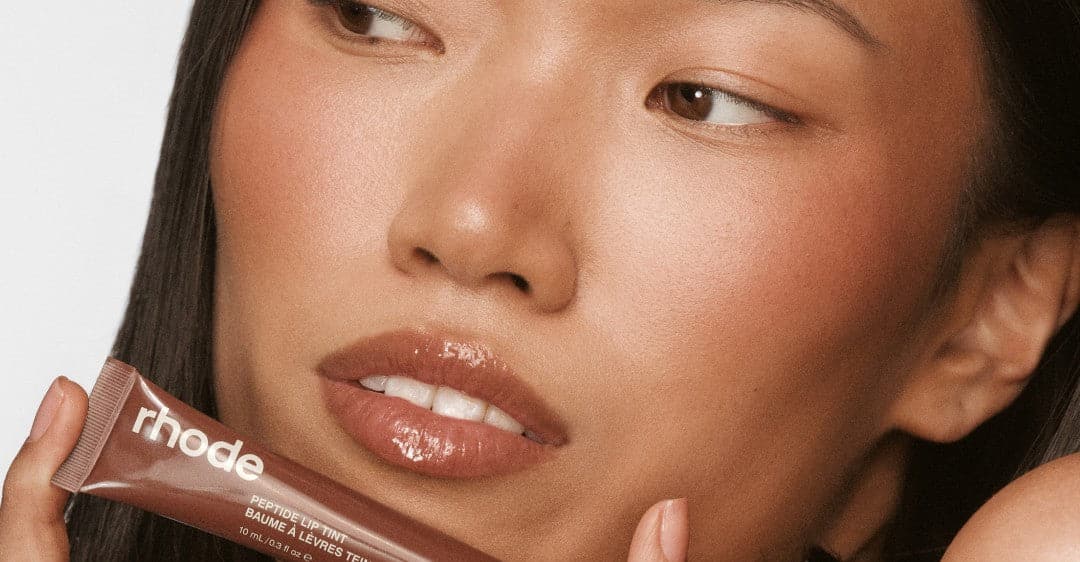 anais with peptide lip tint honey mango