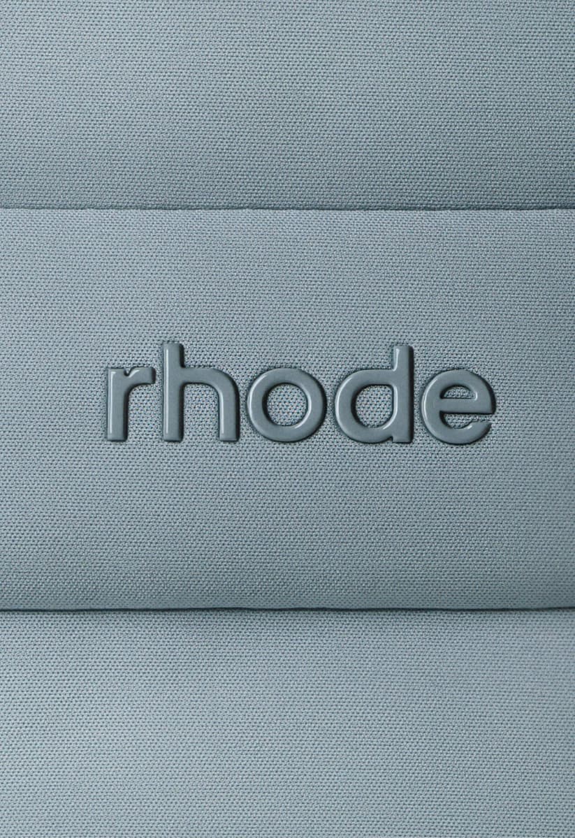 close up of mini grey bubble bag
