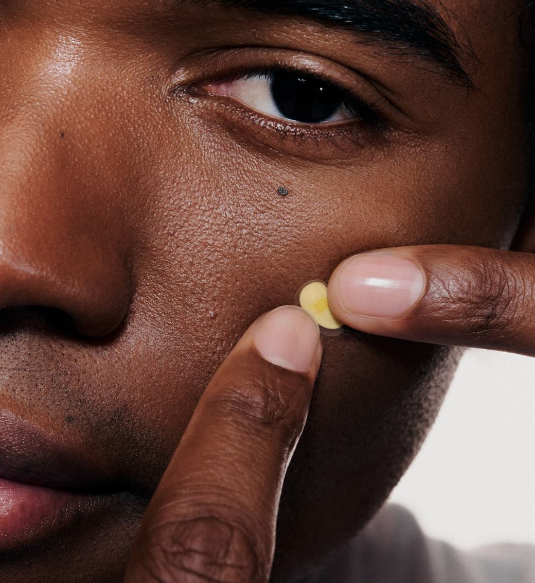 model wears spotwear jelly bean
