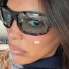 sandra wears spotwear jelly bean