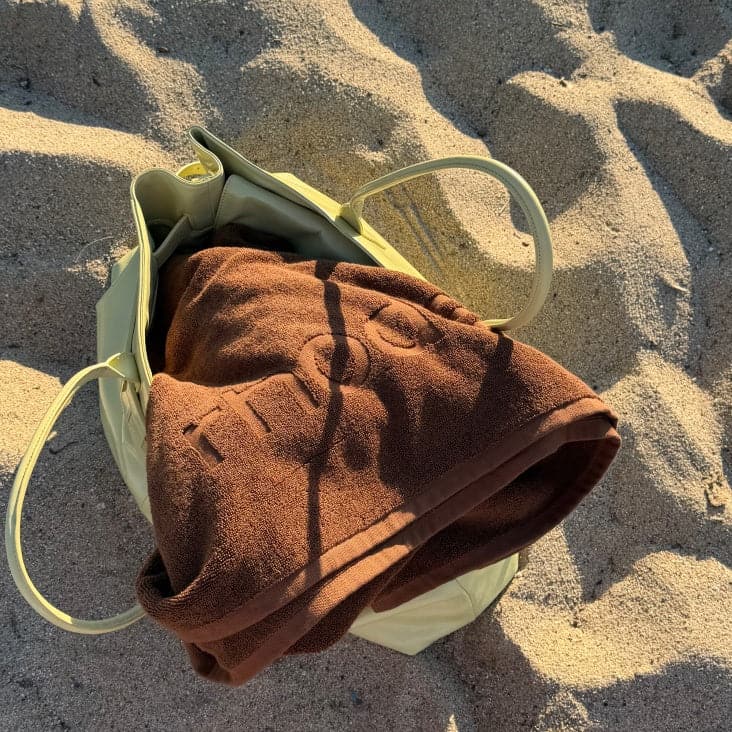 terry towel in a bag