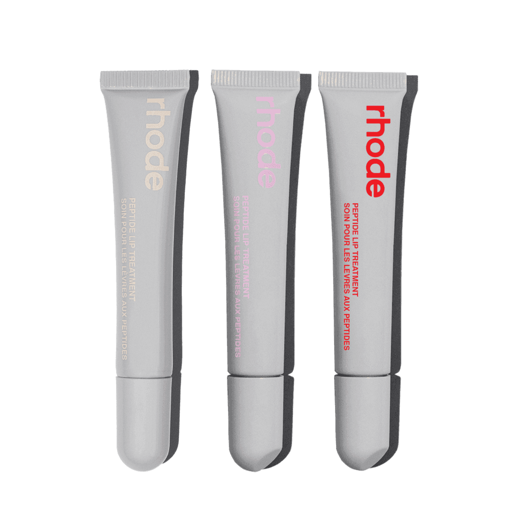 peptide lip treatment salted caramel, rhode vanilla, strawberry glaze